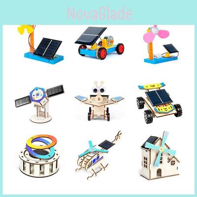 Solar Energy Science Kit With Diy Solar Car And Wind Fan For Childrens Educational Projects