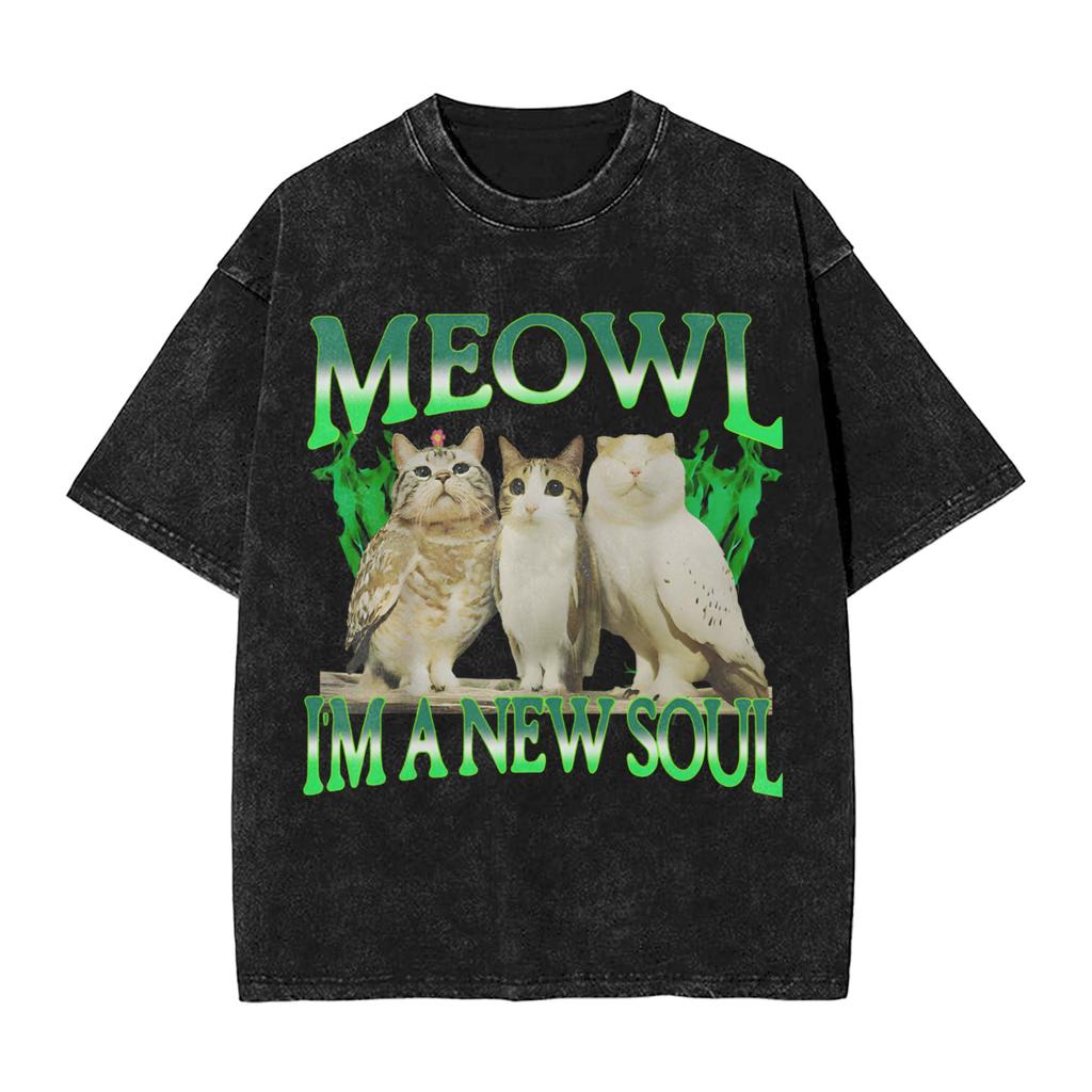 Meowl I Cant Take It Anymore Tshirt Men Crazy 100 Cotton Tee Shirt Crewneck Short Sleeve T Shirts Summer Clothing