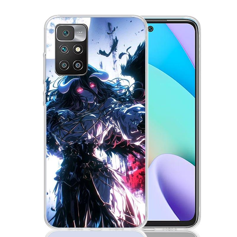 Albedo Overlord Anime Phone Case For Xiaomi 14C 13C 12C 13 12 10 10A 10C 9 9A 9C 9T 8 8A 7 7A 6 6A K70 Pro K60 K40 K20 14C 13C 1