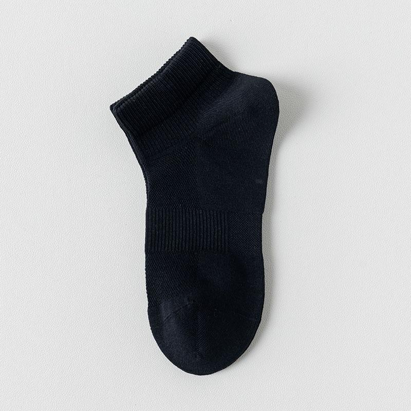 Women's Summer Thin Sweat Absorbing Breathable Mesh Breathable Deodorant Short Cotton Socks