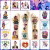 K-Pop Dämonenjägerinnen Squad Temporäre Tattoos 20 Blatt Wassertransfer Cartoon Fake Körperkunst für Party Best