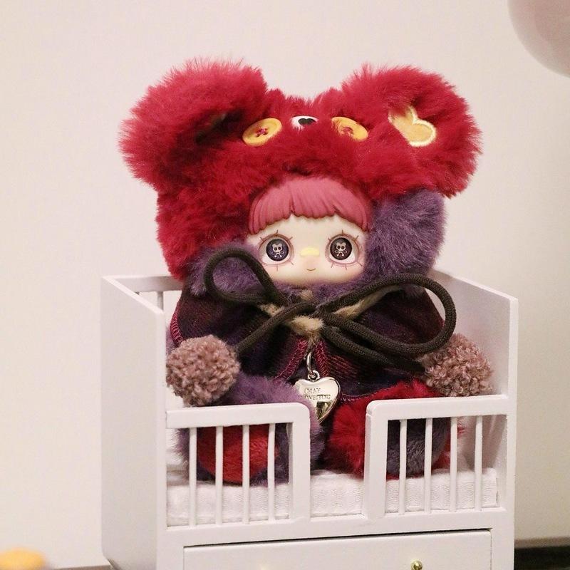 Authentic Maymei Little Bear Biscuits Blind Box Bag Plush Doll Pendant Doll Room Decoration Girl Holiday Perfect Gift