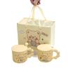 Cartoon Creative Practical Water Cup Mug Souvenir Ceramic Cup Set Gift