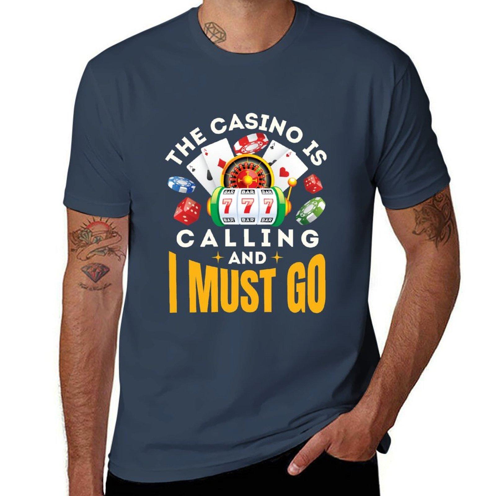 The Casino Is Calling And I Must Go Tshirt Trend Art Print Tshirt S