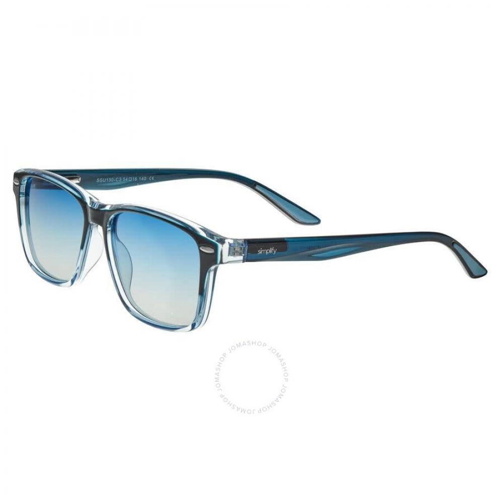 Simplify Unisex Blue Square Sunglasses Ssu130 C3