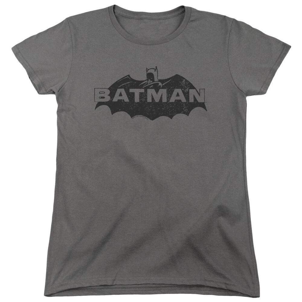 Batman  Newsprint Logo  Women s T-Shirt S