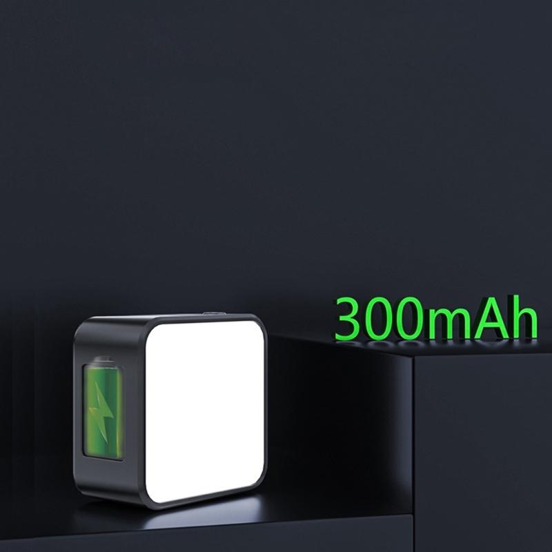 Photography Light Fit for Pocket 3 Adjustable Brightness Soft Lighting Auxiliary LED Fill Light Type C Rechargeable