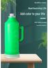 Large Capacity Insulated Thermos Flask with Traditional Design and Durable Plastic Shell, Ideal for Home and Dorm Use.