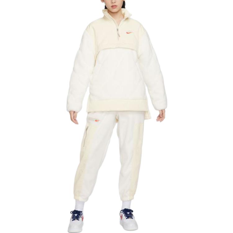 New Nike Puffer Jacket Women's Coconut Milk FB8688-113