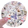 Charlie Su QQ Anime Stickers - 100 Sheets for Laptop, Journal, Phone Case, and Decor.
