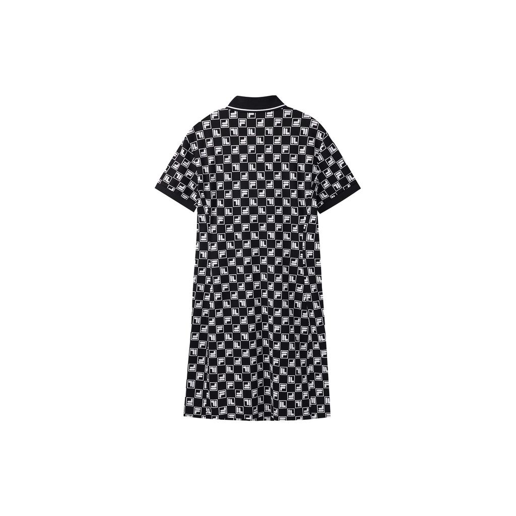 FILA Short Sleeved Dress Women's All Over Print 2 F11W329314FZB
