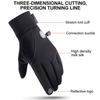 Getinfit Cycling Gloves Warm Wool Windproof Waterproof Bicycle Touch Screen Fitness Full-Finger Gloves Outdoor Running Skiing