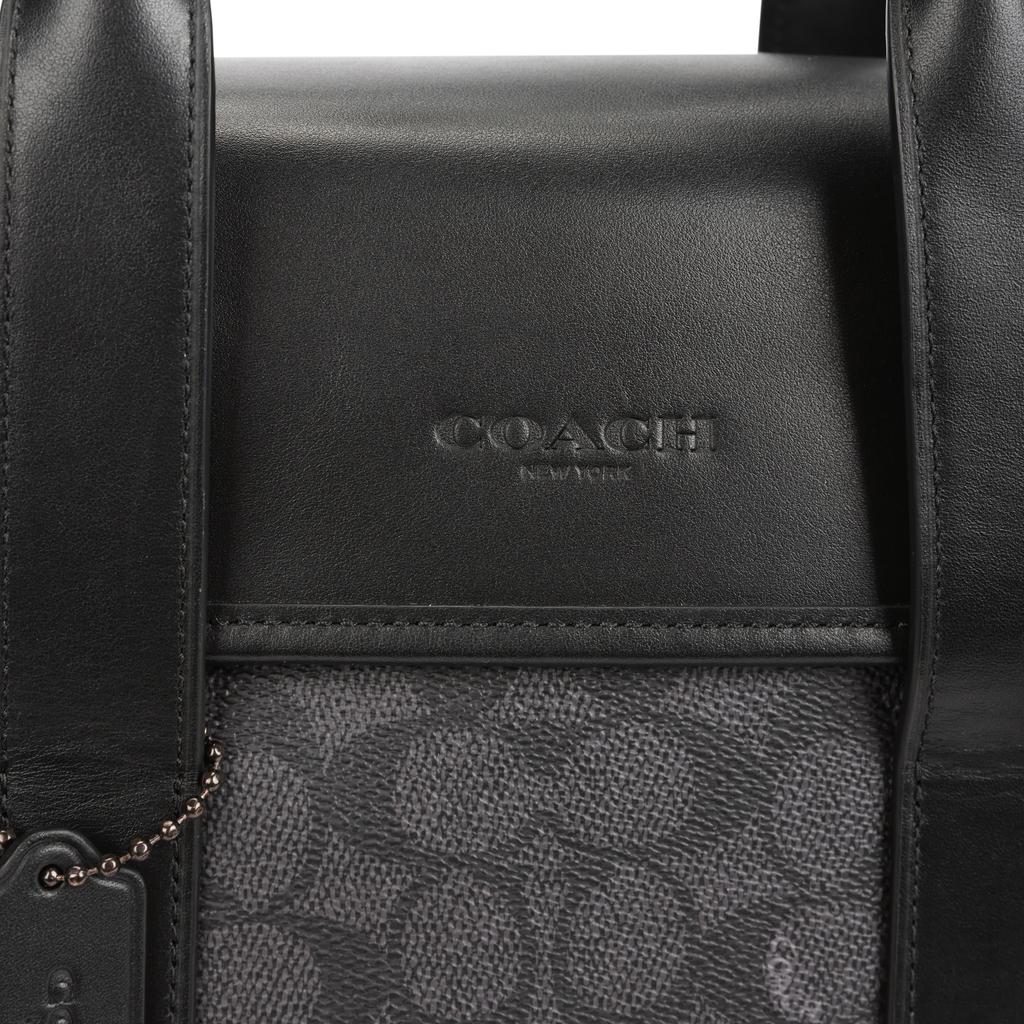 Coach Gotham Monogram Print Detachable Shoulder Strap Large Capacity Coated Canvas And Calfskin Tote Shopping Bag Men Tote Bags C5319-JIO1U