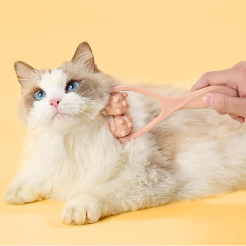 Pet Massager Improves Circulation Roller Pet Massager Pet Cleaning Massages Comb Cat Dog Bath Massage Combs Pet Supplies