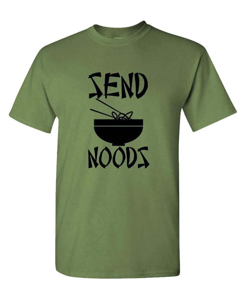 SEND NOODS - Unisex Cotton T-Shirt Tee Shirt XL