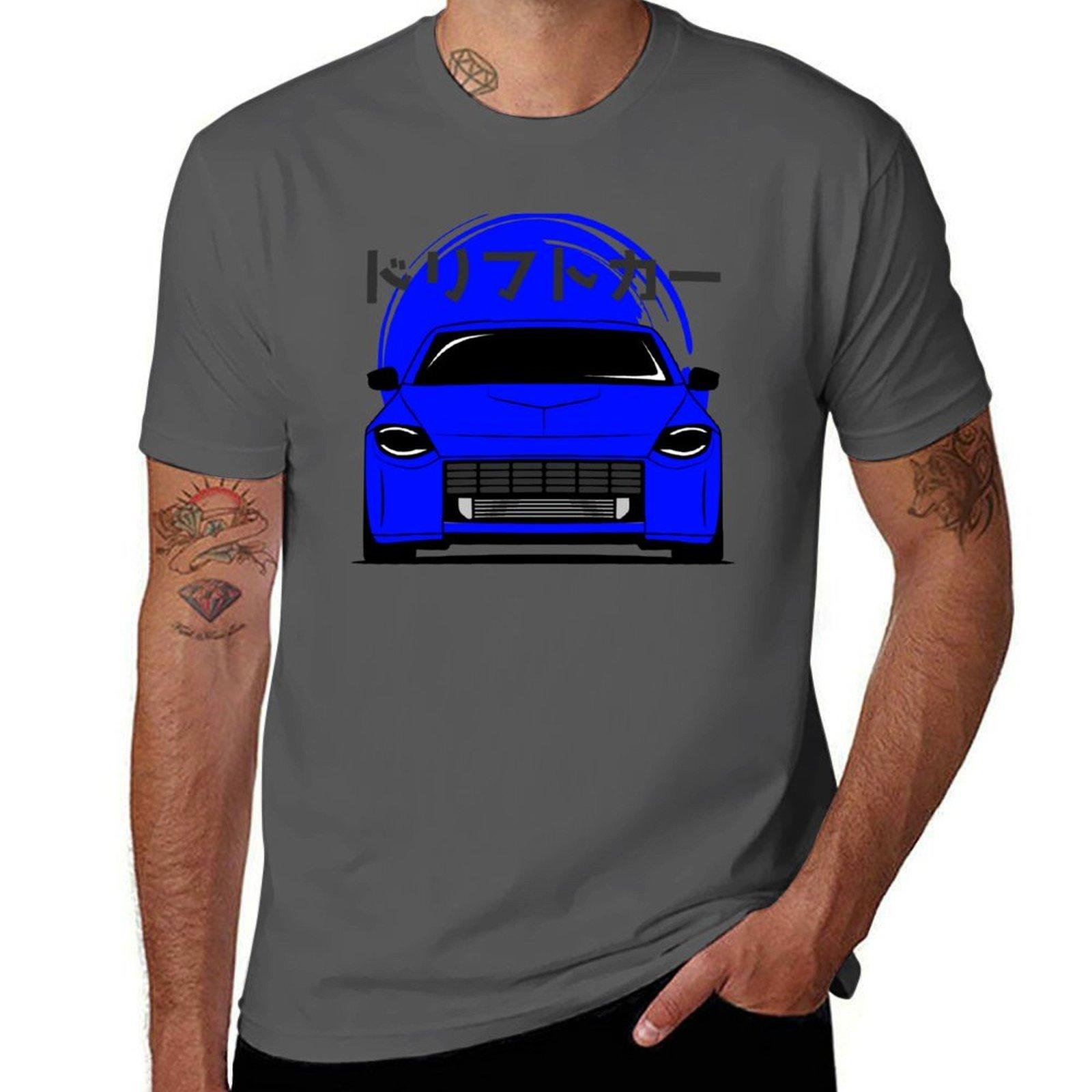 

Front Blue Fairlady Z35 T-Shirt essential t shirt funny t shirts man T-Shirt 4XL