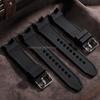 22mm 24mm 26mm Curved End Silicone Watch Strap for Seiko for Water Ghost Soft Rubber Band Diving Waterproof Universal Bracelet