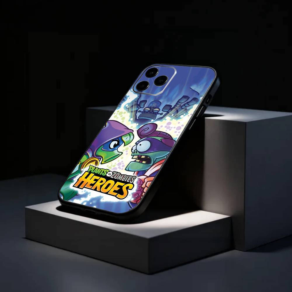 Game P-Plants VS Z-Zombies Phone Case Silicone Soft For IPhone 17 16 15 14 13 12 11 X XR Plus Pro Max Plus