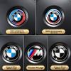 1Pcs 46mm Car Steering Wheel Decoration Badge Sticker Logo Accessories For BMW E46 E90 E60 F30 F10 E39 E36 E87 F20 E90 E70 G30