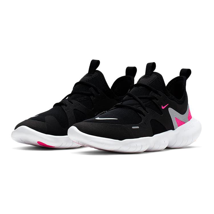 Nike Free RN 5 Black Pink GS AR4143-002