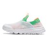 Li Ning Kids Comfortable Versatile Low-Top Casual Shoes Kids sneaker White Green YKCU088-5
