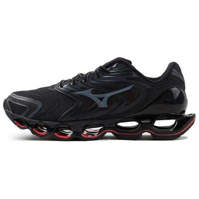 Profezia 12 Scarpe da corsa comode, eleganti, ammortizzanti, antiscivolo, resistenti all'usura, traspiranti, a taglio basso da uomo sneaker Nero Grigio Rosso J1GC234902