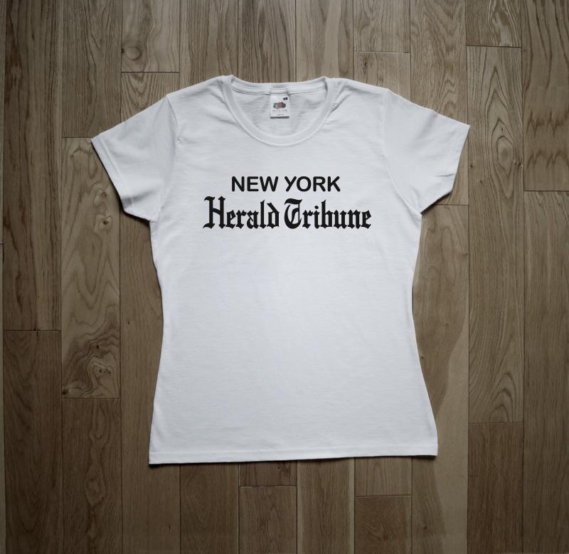 New York Herald Tribune T Shirt 1016 New Wave Film Breathless Jean Seberg Godard