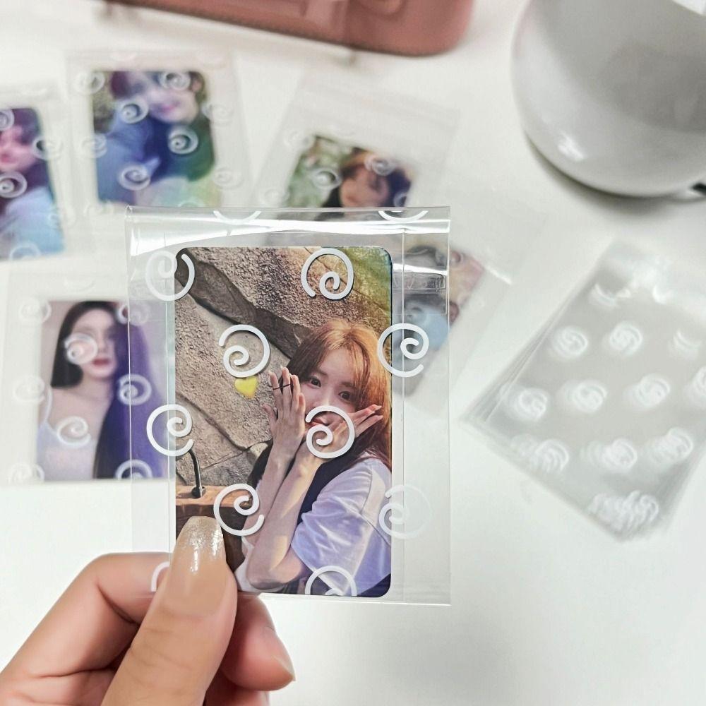 

50pcs Album Card Storage Pocket Jewelry Sealing Bag Gift Pouch Biscuit Snack Package