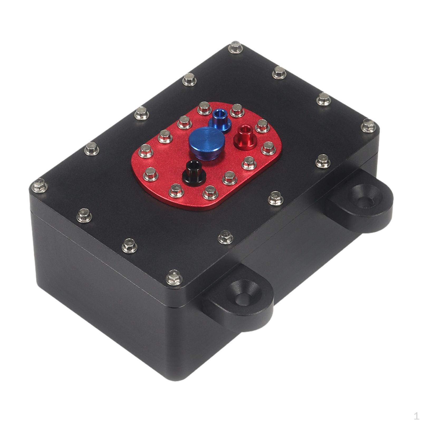 

1/10 RC Car Fuel Receiver Box, CNC Component 60 X40 X26mm for SCX10 D90 чорний