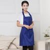 Jednobarevná zástěra pro dospělé do kuchyně a restaurace Zástěra s kapsami