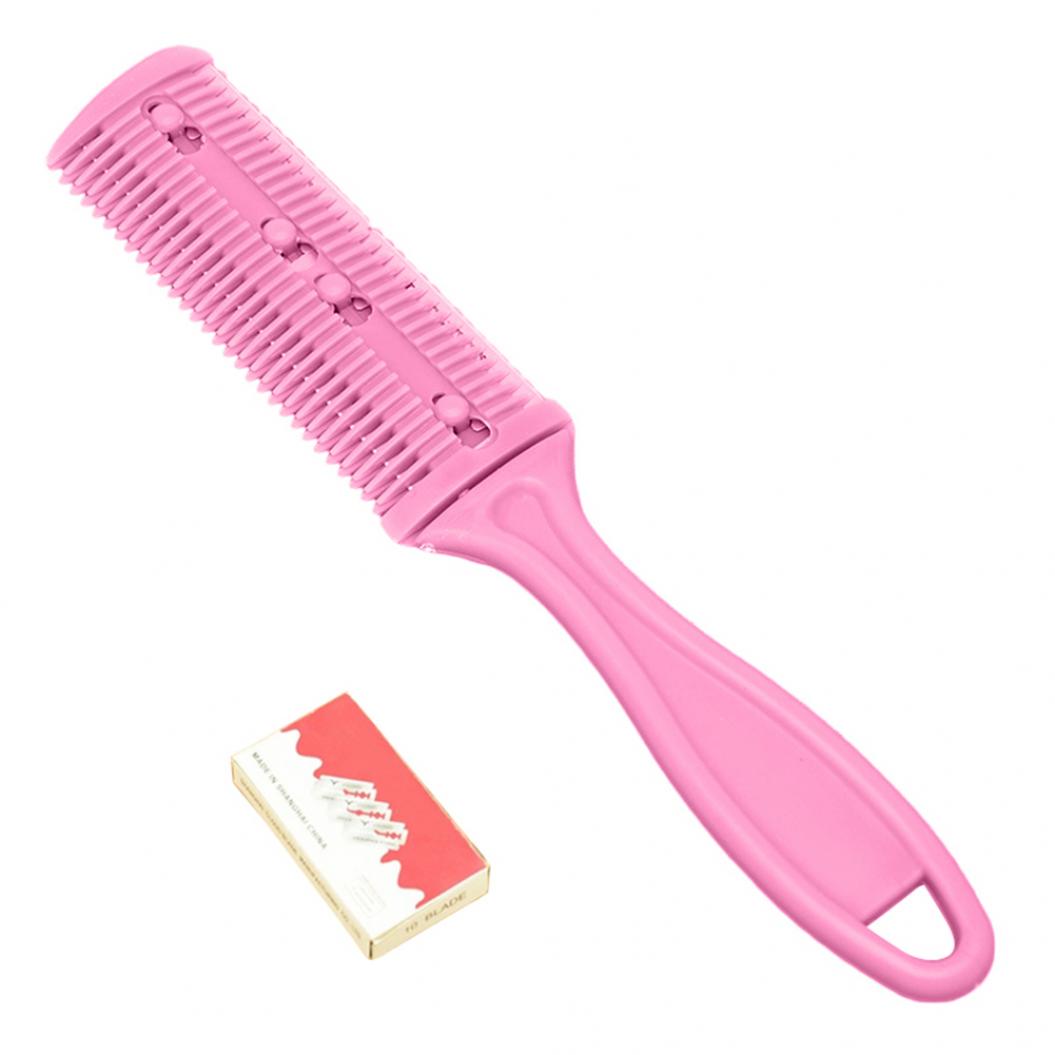 

Двусторонняя волшебная расческа с лезвием для парикмахеров, бритвы для укладки волос, парикмахерские инструменты