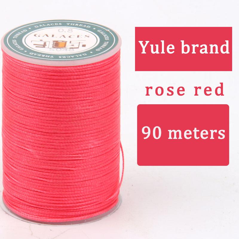 DIY Hand Sewn Leather Goods Wax Thread 0.8mm Hand Sewn Flat Wax Thread Leather Foreskin Leather Hand Sewn Thread