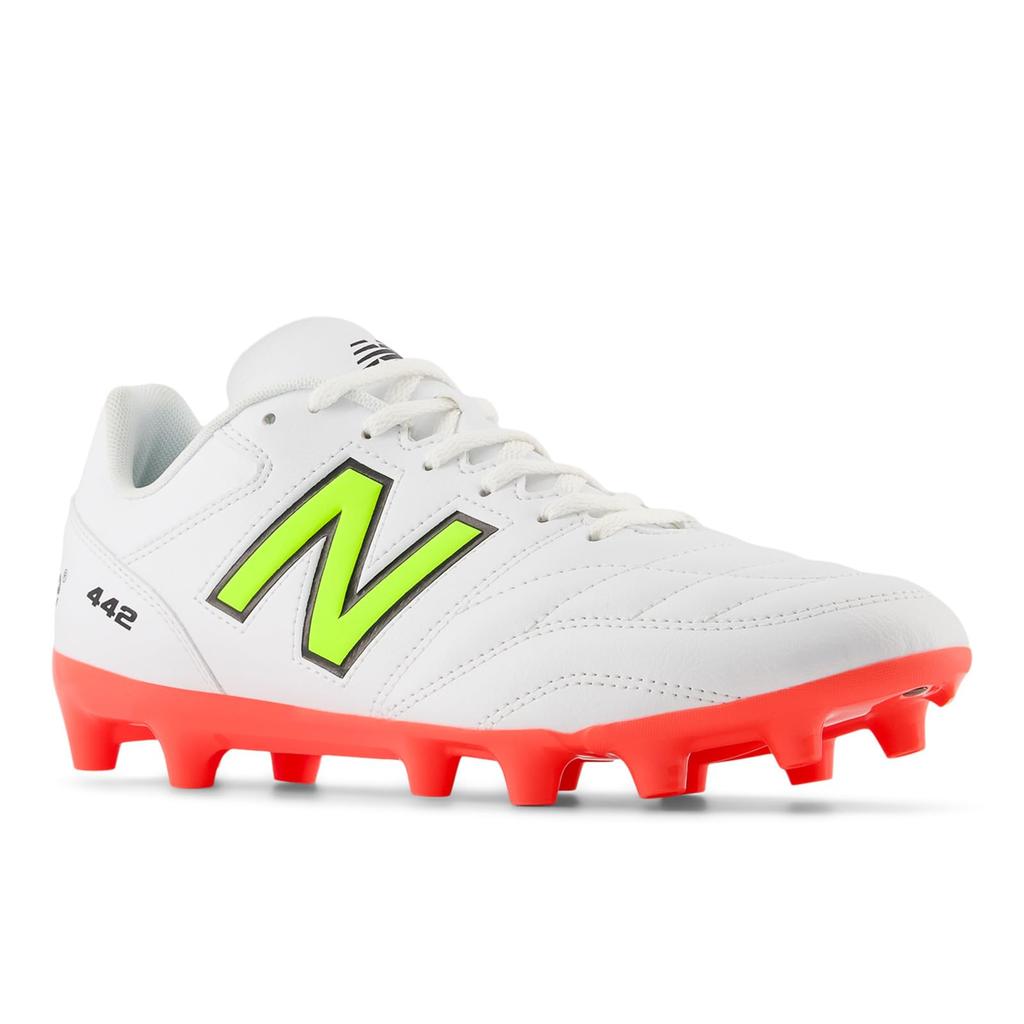New Balance 442 ACADEMY HG MS43H Men's Soccer Cleats, IB2 (WHITE), Size 27.5 Cm, 2E