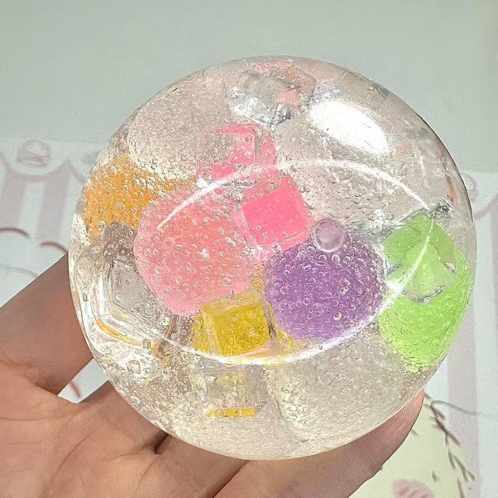 

Cherry Blossom Squeeze Toy Fruit Handmade Ball Toy Trick Gift Pinch Toy Kids Toys style D