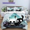 Hollow Knight Pattern Bedding Quilt Set  Home Decoration  Gift (1 * Duvet Cover + 2 * Pillowcase  Without Core)