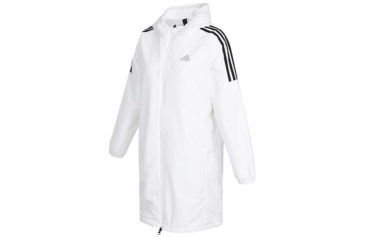 Куртки Adidas Женские Белые С Капюшоном Утепленные Другие HG1848 XXS