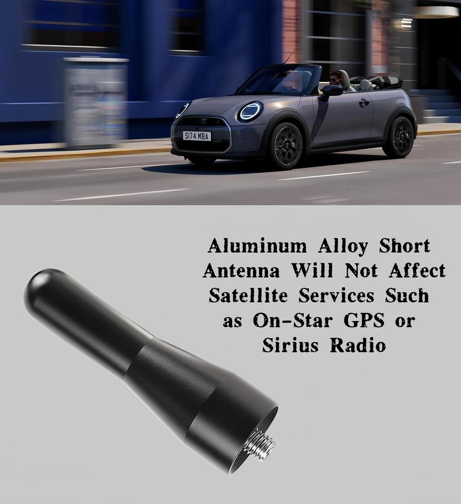 Mini Cooper Short Antenna Bmw Mini 2 Inch Car Antenna Universal Mini Cooper 2001-2024
