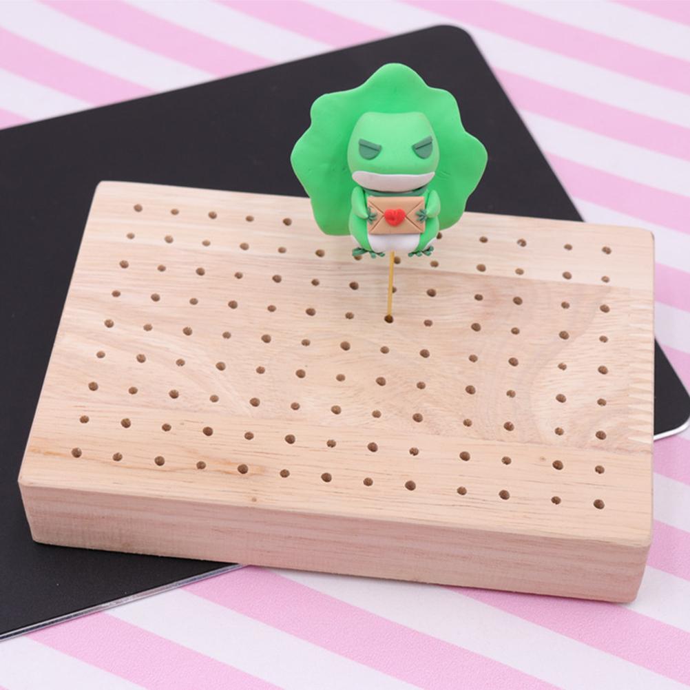 Eichenholz Lebensmittel Präsentationsständer Appetizer Spieße Halter Spieß Rack Regal Partybretter Holzhalter für Schüsseln Teller Tabletts Zuhause