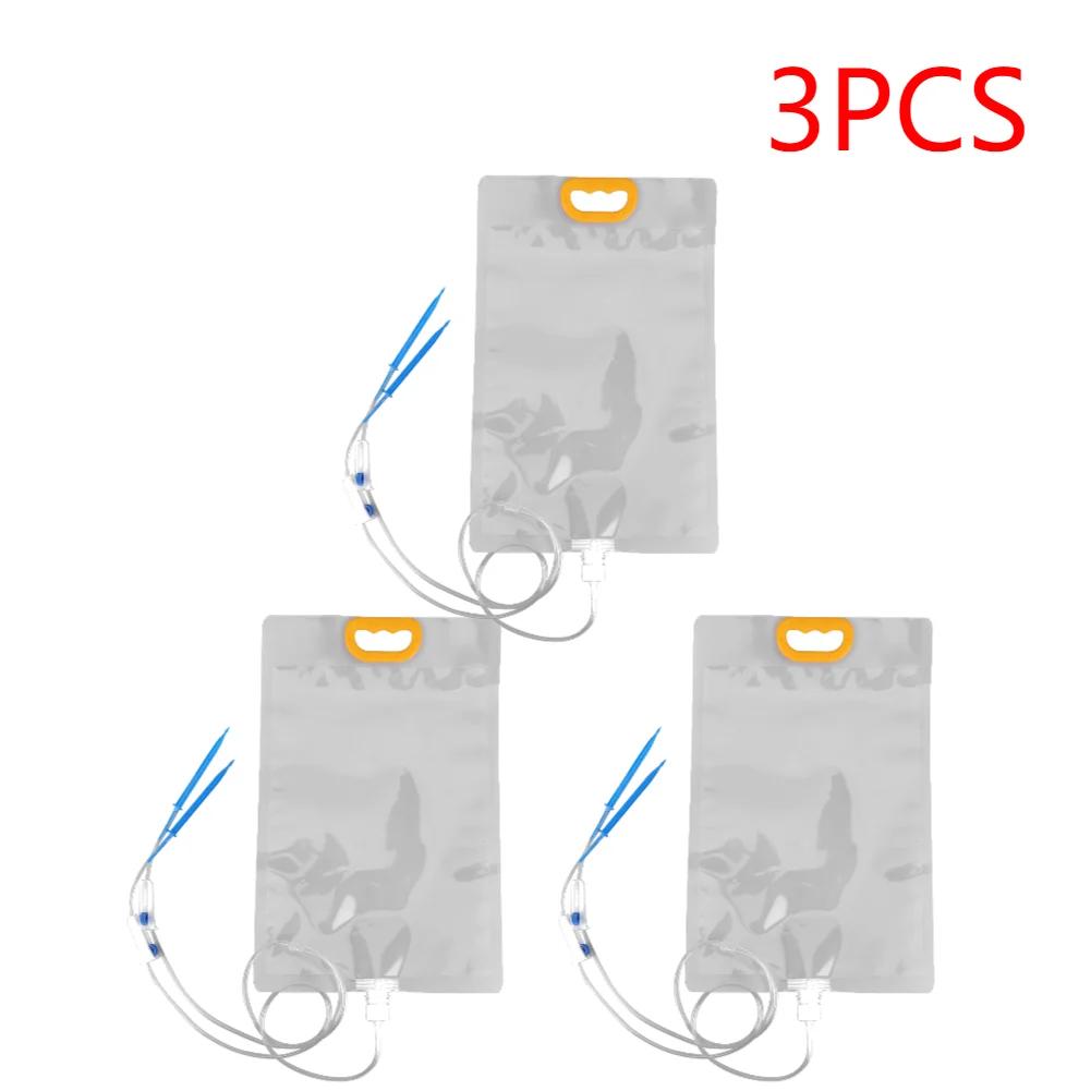 3.5L Automatic Watering Dripper Infusion Bag Adjustable Plant Drip Irrigation System Home Garden Self Watering Planter Water Bag