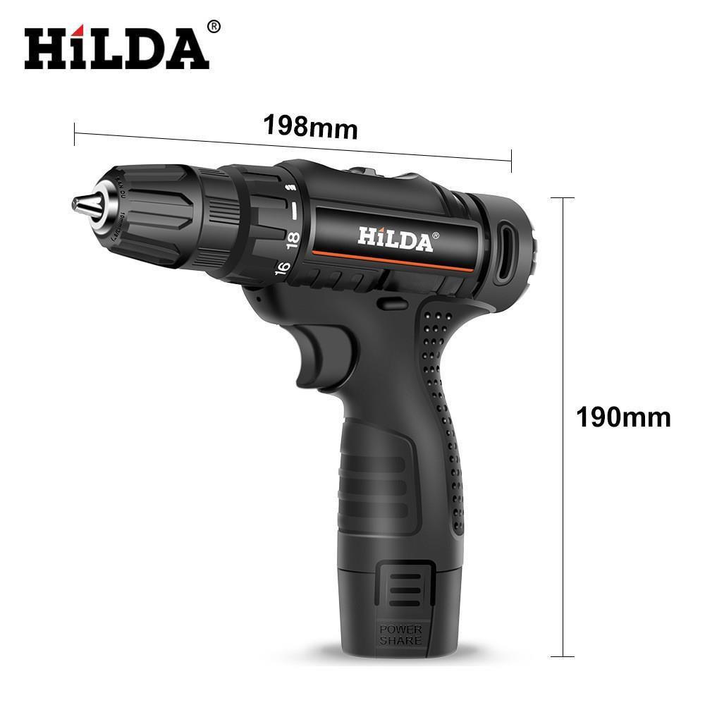 12V Dual-Speed Rechargeable Lithium Electric Drill & Screwdriver