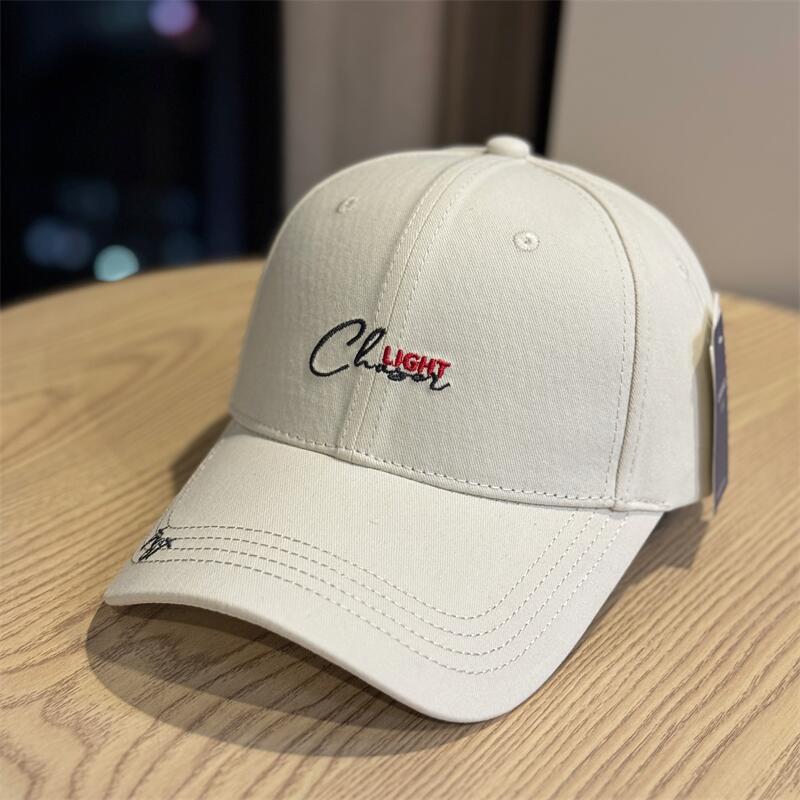 Fashion Hat Korean Alphabet Embroidery Baseball Cap Unisex Summer Sunscreen Sun Hat Casual Versatile Cap Trend