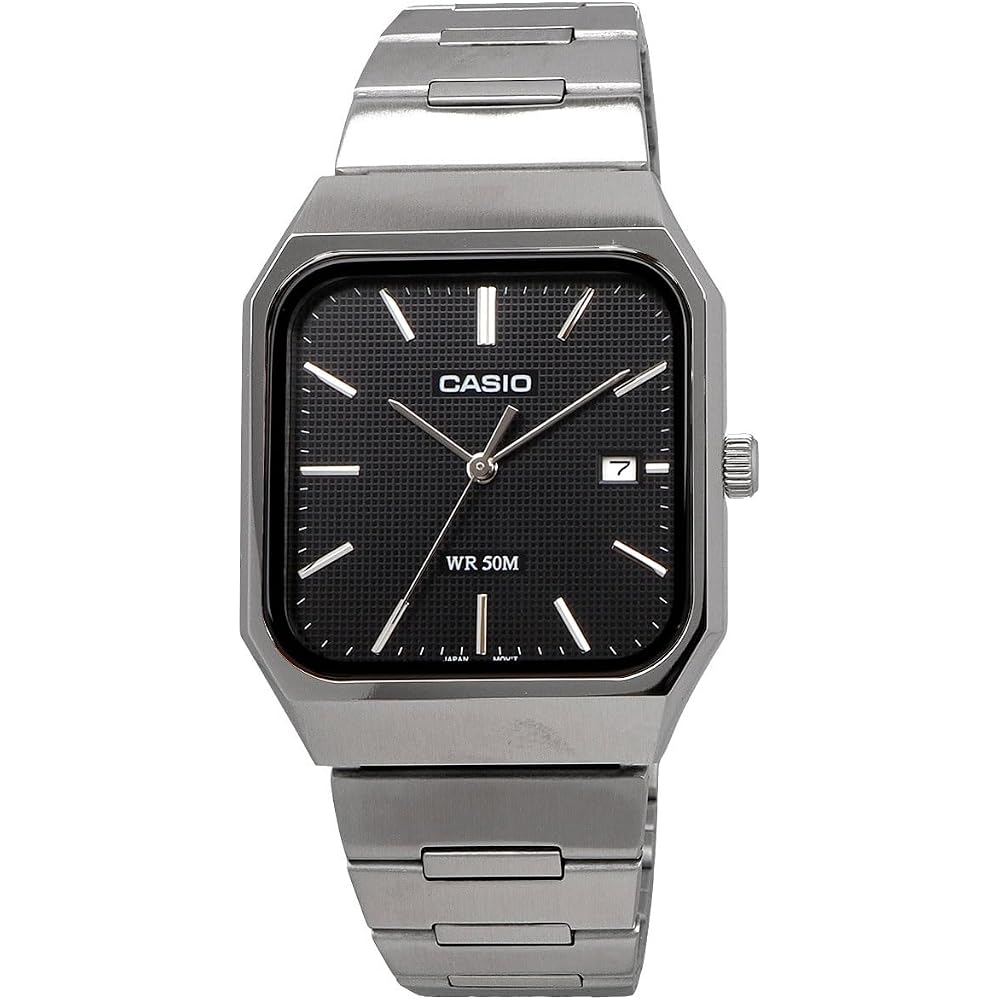 Casio CASIO Standard Analog Quartz Men's Watch MTP-B185D-1AV Black (Overseas Model) [Parallel Import]