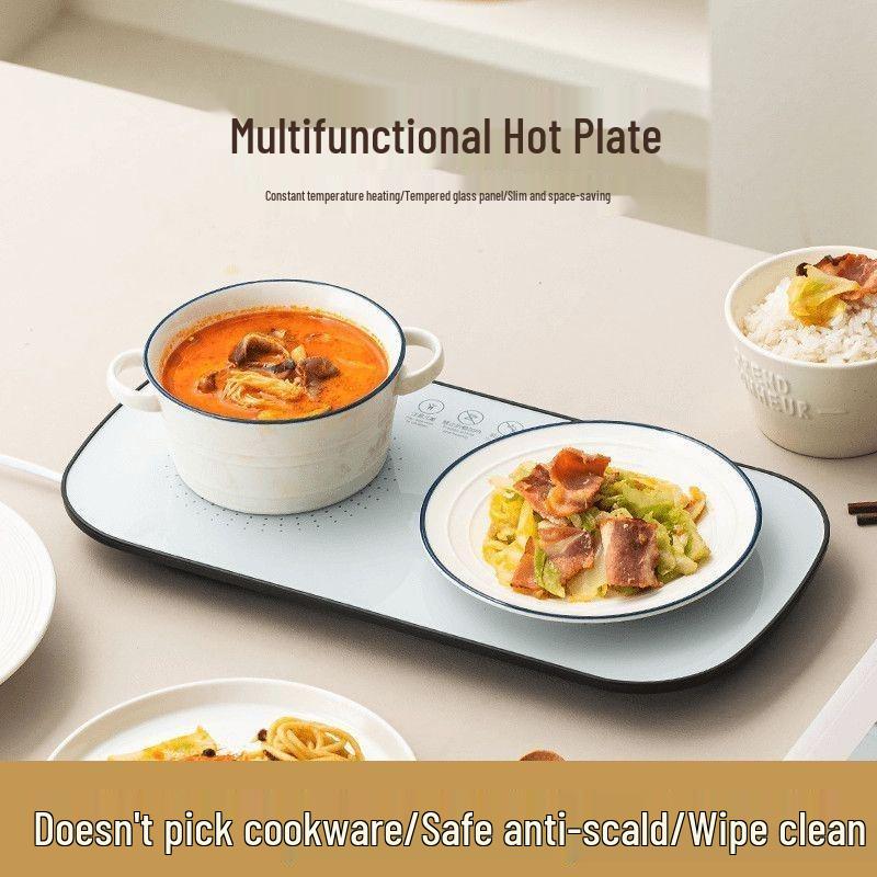 Multi-Functional Heated Cutting Board: Fast Heating & Heat Preservation Pad for Home Use