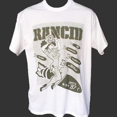 T-SHIRT Rancid Punk Rock Hardcore unisexe S-3XL
