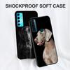 Black Tpu Case For oneplus 8 pro 8t 9 9R Nord 2 ce N10 N100 N200 4G 5G  weimaraner
