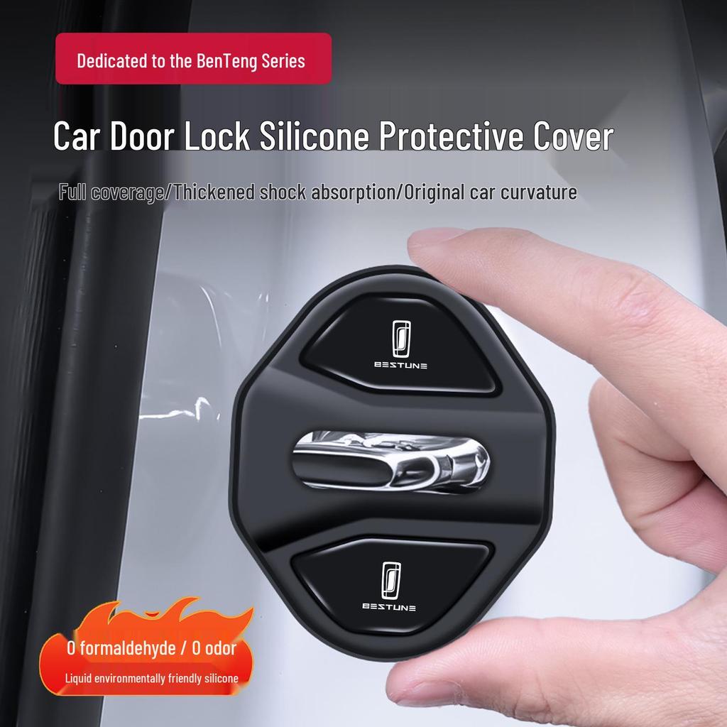 Silicone Door Shock Absorbing Pads & Waterproof Covers for Bestune B70/T55 and T77/T90 Cars