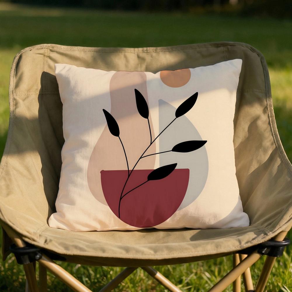 Trend Rustic Geometric Cushion Cover Soft Reversible  Durable Pillow Cover  MultiScene Use for Home  Car Daily Comfort