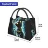 Custom Bastet Egyptian Goddess Lunch Bag Women Cooler Thermal Insulated Lunch Boxes for Office Travel Fruit Fresh Storage Bag