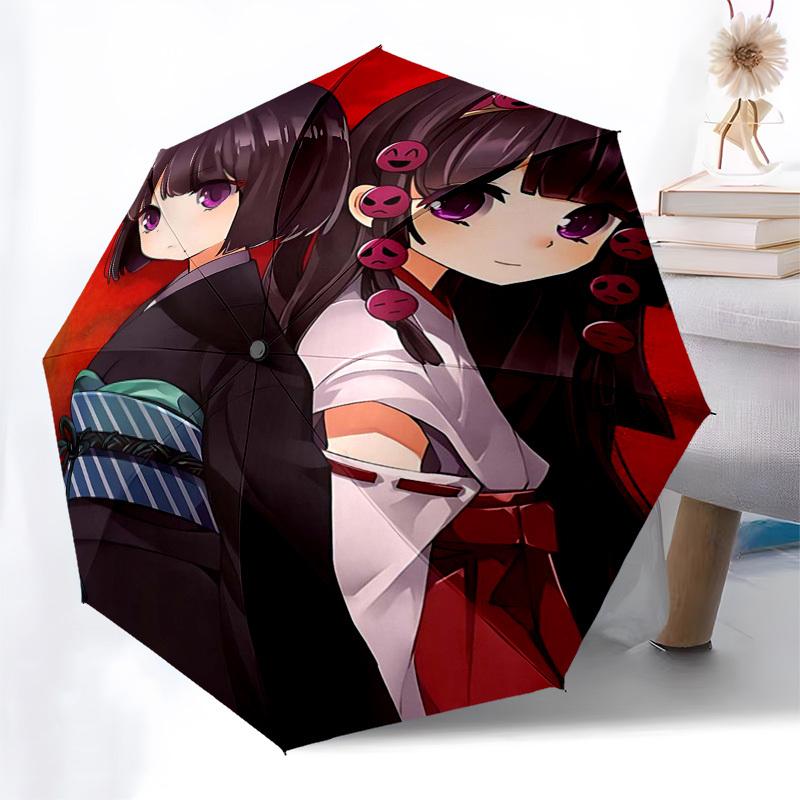 

1pc Smiley Faces Festival Umbrella: Automatic Opening, Foldable Design, Iron Frame, Outdoor Use, Gift for Fans & Travelers.I105