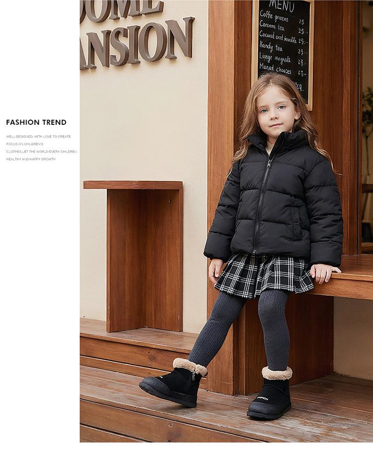 2025 Winter Baby Versatile Snow Boots: Warm Velvet-Lined, Mid-Calf Round Toe, Flat Sole